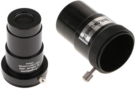 2-In-1 3X & 5X Barlow Lens 1.25 Inch Volledig Multi Coated Film Met M42 Draad Voor astronomie Telescoop Oculair, optische Glas