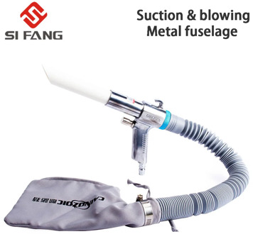 2 In 1 Air Wonder Gun Kit Dual Function Air Vacuum Blow Gun Pneumatic Vacuum Cleaner Kit Air Blow Suction Gun Kit Tools