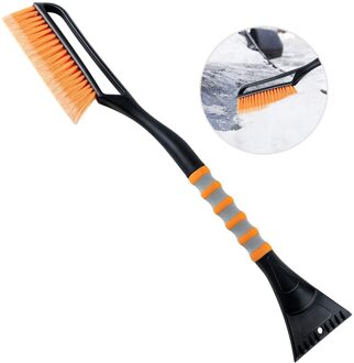 2-In-1 Auto Ijskrabber Sneeuw Remover Schop Borstel Venster Voorruit Voorruit Deicing Schoonmaken Schrapen Tool Voor auto Fiets