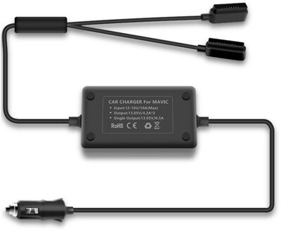 2 in 1 Auto-oplader voor DJI Mavic Pro Charger Intelligente Snel Opladen Autolader