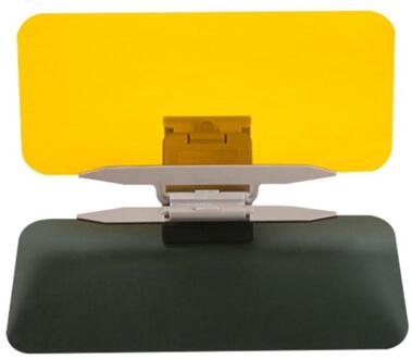 2 in 1 Auto Universele Zonneklep HD Anti Glare Dazzling Goggle UV Blocker Dag Nachtzicht Clear View Rijden spiegel