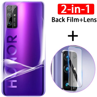 2 in 1 Back Full Protection for Huawei Honor 30 Pro Plus 30S 30i honor30 i s Soft Hydrogel Film Camera Lens Protector not glass