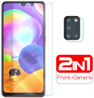2-in-1 camera lens glass for samsung a31 a 31 screen protector for samsung galaxy a31 2020 sm-a315f/ds 6.4" protective glas film