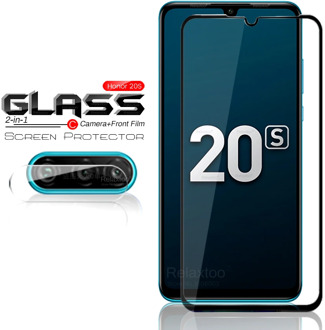 2-in-1 camera protection on honor 20s glass protective on honor20s safety glass honor 20 s s20 tremp phone film mar-lx1h 6.15''