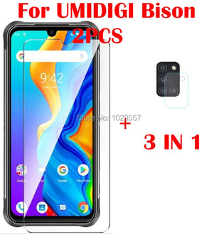 2-in-1 Camera Tempered Glass On For UMIDIGI Bison Screen Protector Glass For UMIDIGI Bison 2.5D Glass