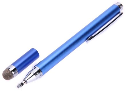 2 In 1 Capacitieve Pen Touch Screen Tekening Pen Schilderen Schrijven Stylus Voor Iphone Ipad Tablet Pc donker blauw