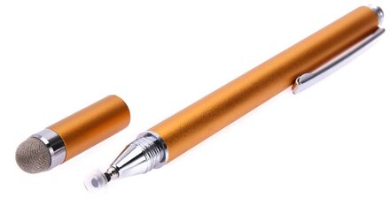 2 In 1 Capacitieve Pen Touch Screen Tekening Pen Schilderen Schrijven Stylus Voor Iphone Ipad Tablet Pc goud