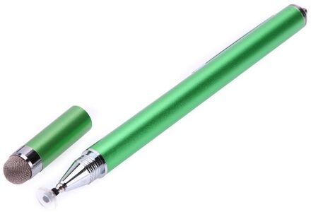 2 In 1 Capacitieve Pen Touch Screen Tekening Pen Schilderen Schrijven Stylus Voor Iphone Ipad Tablet Pc groen