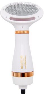 2 In 1 Draagbare 3-Niveau Temperatuur Verstelbare Huisdier Professionele Huisdier Droger Hond Grooming Hond Föhn Blower Schuiven borstel gouden