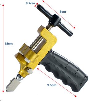 2 In 1 Draagbare Handheld Multifunctionele Handleiding Glassnijder Keramische Tegel Opener Divider Diamond Cutting Handgereedschap