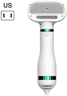 2-In-1 Draagbare Hond Droger Pet Grooming Kat Haar Kam Hond Föhn En Kam Borstel Huisdier levert Hond Kam Blower US plug