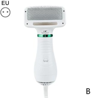 2-In-1 Draagbare Hond Hond Föhn En Kam Borstel Pet Grooming Kat Haar Kam Hond bont Blower Laag Geluidsniveau