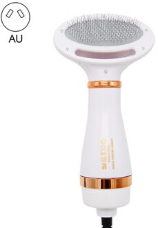 2 In 1 Draagbare Huisdier Föhn Drogen Air Ontharing Kam Hond Föhn Kam Borstel Pet Grooming AU