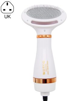 2 In 1 Draagbare Huisdier Föhn Drogen Air Ontharing Kam Hond Föhn Kam Borstel Pet Grooming UK