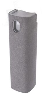 2 In 1 Draagbare Telefoon Screen Cleaner Microfiber Doek Set Schoonmaken Computerscherm Cleaner grijs