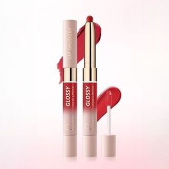 2-in-1 Dual-Ended Lip Stick & Lip Gloss - 10 Colors 04# Spicy Girl - 4g