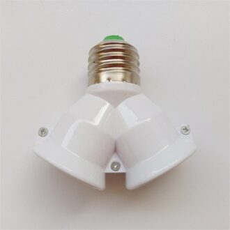 2 In 1 E27 Lamphouder E27 Lamphouder Lamp Socket Splitter Adapter Light Base Voor Led Lamp