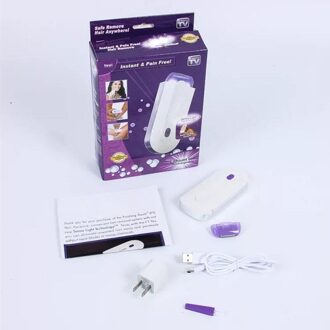 2 In 1 Elektrische Epilator Vrouwen Ontharing Pijnloos Vrouwen Haar Remover Scheerapparaat Instant & Pijnloos Gratis Sensor Licht Usb recharge au plug