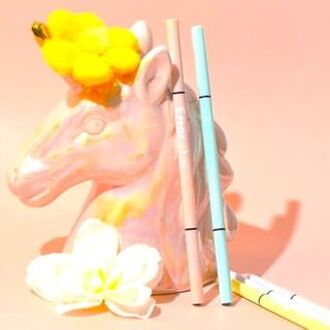 2 In 1 Eyebrow Pencil - 1-2 #C01 Flax Light Brown - 0.08g