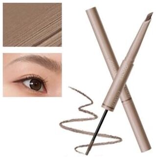 2 in 1 Eyebrow Pencil & Cream - 3 Colors #01 White Gold