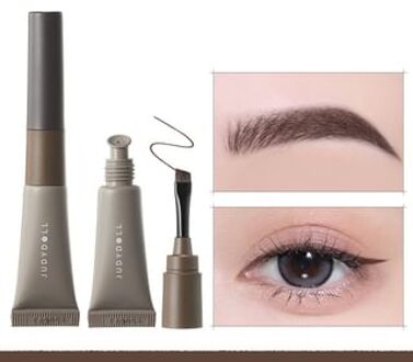 2 In 1 Eyeliner Eyebrow Gel - 2 Colors #01 Dark Grey - 5g