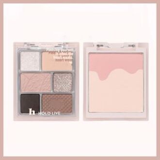 2 in 1 Eyeshadow & Blusher Palette - H01 #H01 - 7.5g + 8.5g