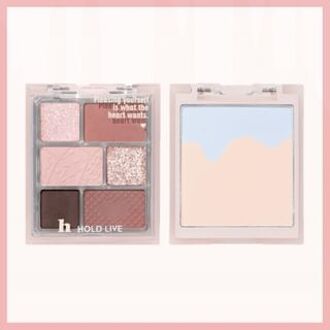 2 in 1 Eyeshadow & Blusher Palette - H04 #H04 - 7.5g + 8.5g