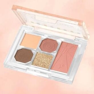 2 in 1 Eyeshadow & Cheek Palette - Light Brown #03 Light Brown - 6.9g