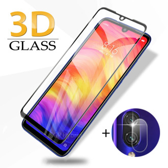 2 IN 1 Glass On Redmi Note 7 Protective Tempered Safety Glass For Xiaomi Xiomi Redmi Note 7 Note7 Pro Camera Screen Protector