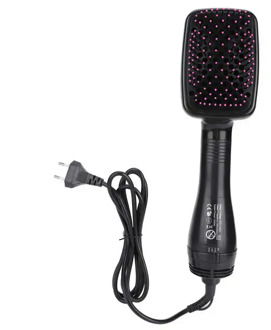 2 IN 1 Hair Dryer Wet Dry Dual Use Hot Hair Dryer Comb Curling Brush with 3 Level Temperature Adjustment