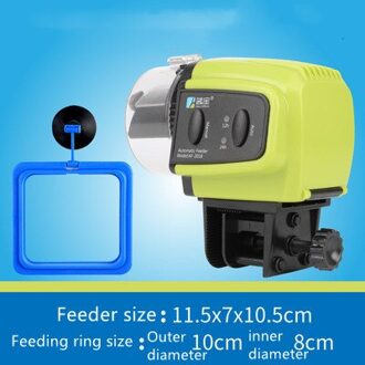 2 In 1 Handleiding En Smart Automatische Vis Feeder Aquarium Timer Feeder Digital Fish Tank Elektrische Voedsel Voeden Vis Feeder tool B
