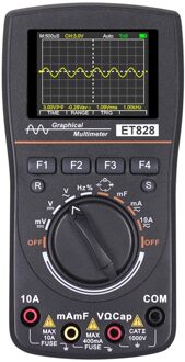 2 In 1 Hd Professionele 2.4Inch Kleurenscherm Digitale Display Oscilloscoop Multimeter Diy Elektronische Test 1Mhz Bandbreedte