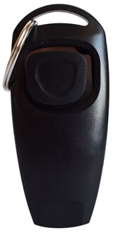 2 In 1 Huisdier Clicker Hond Opleiding Fluitje Antwoord Card Hond Trainer Ondersteunende Gids Met Sleutelhanger hond Dierbenodigdheden zwart