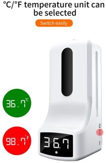 2 In 1 Infrarood Thermometer K9 Automatische Zeepdispenser Palm Temperatuur Meting En Desinfectie Geïntegreerde Machine