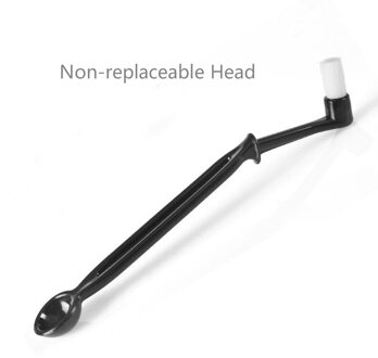 2 In 1 Koffiezetapparaat Borstel Cleaner Nylon Espresso Groep Head Cleaning Tool Koffiezetapparaat Koffiemolen Borstels Met Lepel Non-replaceable hoofd