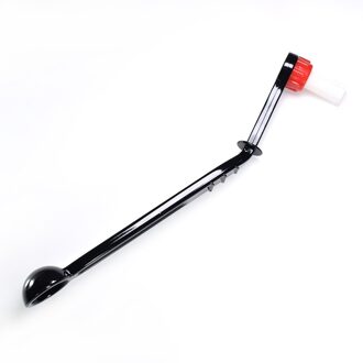 2 In 1 Koffiezetapparaat Borstel Cleaner Nylon Espresso Groep Head Cleaning Tool Koffiezetapparaat Koffiemolen Borstels Met Lepel rood hoofd-Replaceable