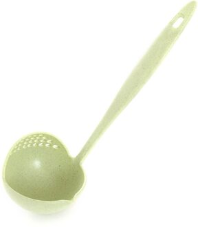 2 In 1 Lange Handvat Soep Lepel Thuis Zeef Koken Vergiet Keuken Scoop Plastic Pollepel Servies nee.1