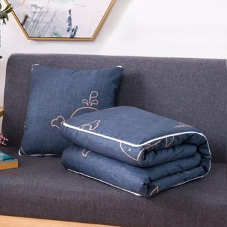 2 In 1 Lente/Herfst Kussen Quilt Zachte Opvouwbare Draagbare Deken Kussen Thuis Decoratie Reizen Kussen Sofa Office Terug kussen