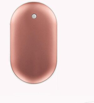 2 In 1 Leuke Usb Oplaadbare Handwarmer En 4000ma Power Bank 5V Mini Draagbare Reizen Handige Lange- leven Pocket Hand Warmer Roze