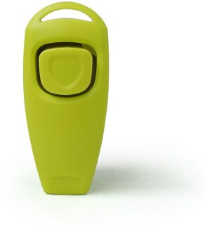 2 In 1 Leuke Vorm Hond Fluitje Clicker Hond Trainer Hulp Gids Met Sleutelhanger Hond Training Fluitje Hond producten Dierbenodigdheden groen