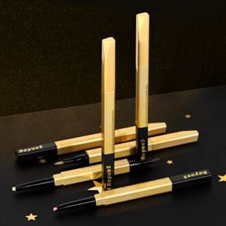 2 In 1 Liquid Aegyosal & Highlighter Pencil - 4 Shades 04# Pinkish Purple (Pearl) & Gray Brown