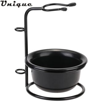 2 in 1 mannen Scheren Set Scheerkwast Houder Stand Organizer Scheren Kom Cup voor Droog of Nat Scheren mannelijke Facial Cleaning Tools