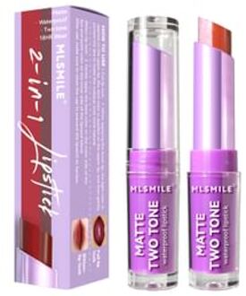 2-In-1 Matte Lipstick - 8 Colors #03 - 3g