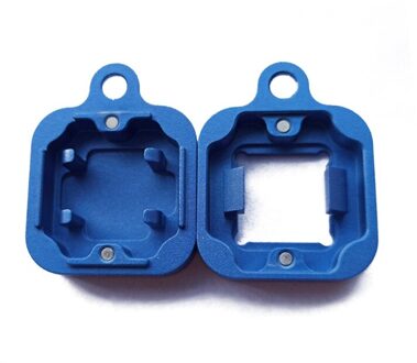 2 In 1 Mechanische Toetsenbord Cnc Metal Switch Opener As Opener Voor Kailh Cherry Gateron Schakelaar Tester blauw