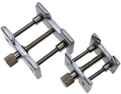 2 In 1 Mini Horloges Klem Horlogemakers Duurzaam Vise Beweging Holder Beweging Houder Verstelbare Jaw Draagbare Klem