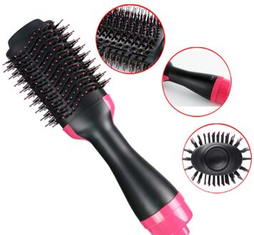 2 In 1 Multifunctionele Föhn Roterende Borstel Roller Draaien Styler Kam Styling Rechttrekken Krultang UK