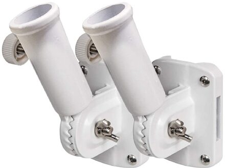 2 In 1 Multifunctionele Verstelbare Vlaggenmast Beugel Heavy Duty Aluminium Alle Weer Vlag Houder Wind Slip