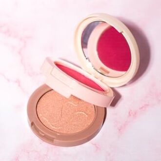 2 in 1 Piece Of Cake Blush + Highlighter - 4 Colors #PGH102 Cherry Sweet