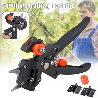 2 In 1 Plant Tuin Enten Scharen Snoeischaar Fruit Bloem Snijden Schaar Snoeien Tool Met 3 Verwisselbare Bladen D1