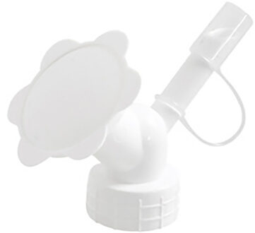 2 In 1 Plastic Sprinkler Nozzle Voor Bloem Waterers Fles Gieters Sprinkler Thuis Tuin Bloem Plant Water Sprink #1 wit